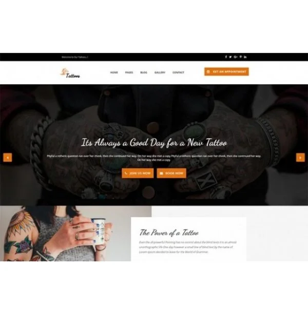 Tattoo - HTML Template